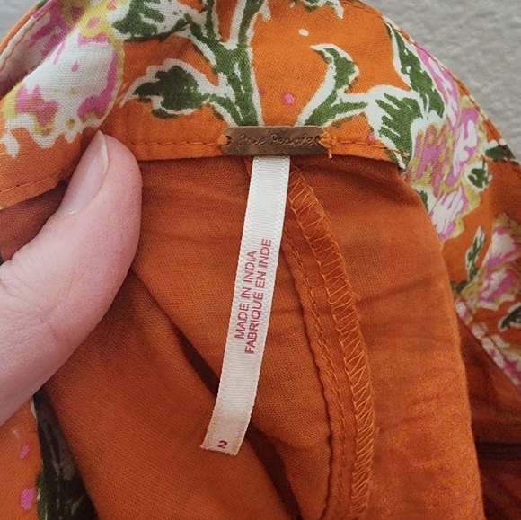 Free People End Of The Island Godet Skirt 2 - Picture 4 of 7